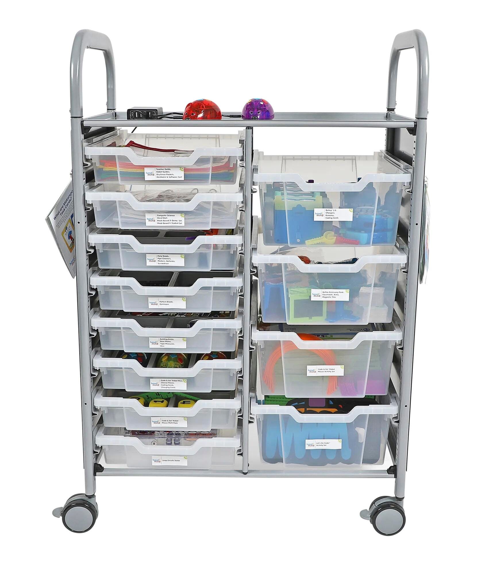 Image for Hand2Mind Hands-On Coding and Robotics Cart, Beginner, Grades K to 2 from School Specialty