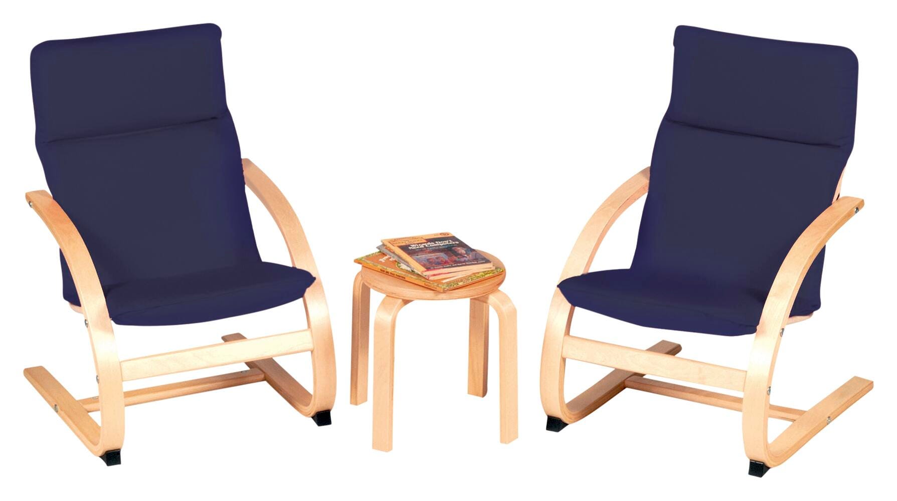 Guidecraft Kiddie Rocker, 16 x 19 x 25-1/2 Inches, Set of 2, Blue, Item Number 2024916