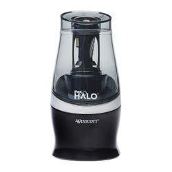Westcott Halo Electric Pencil Sharpener, Black