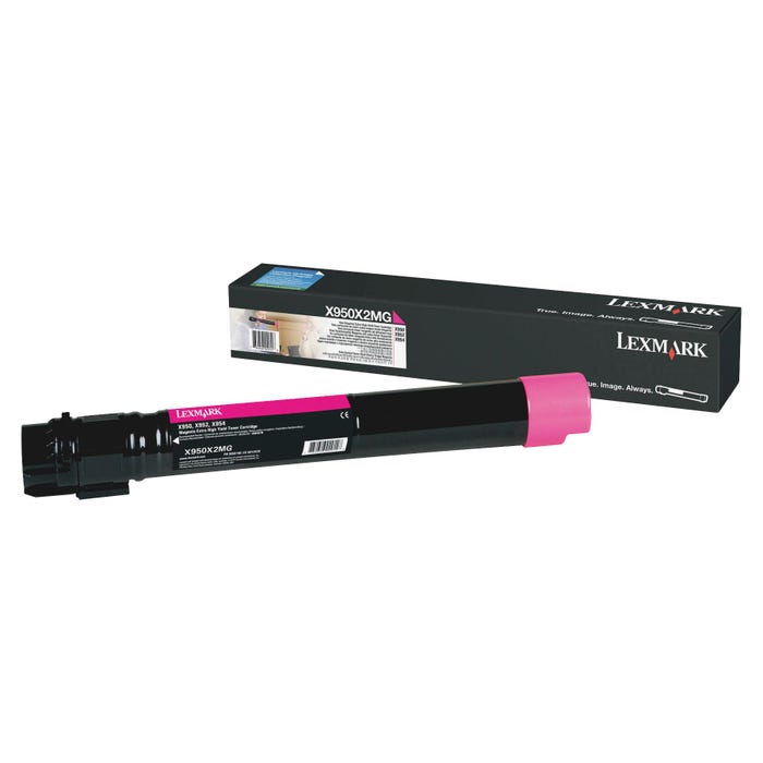 Lexmark Ink Toner Cartridge, X950X2MG, Magenta