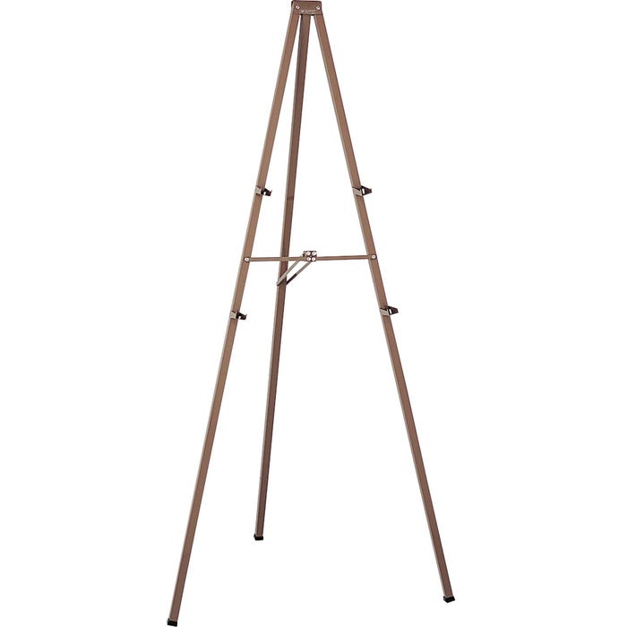 Quartet Folding Tripod Easel, 72 Inches, Steel, Bronze