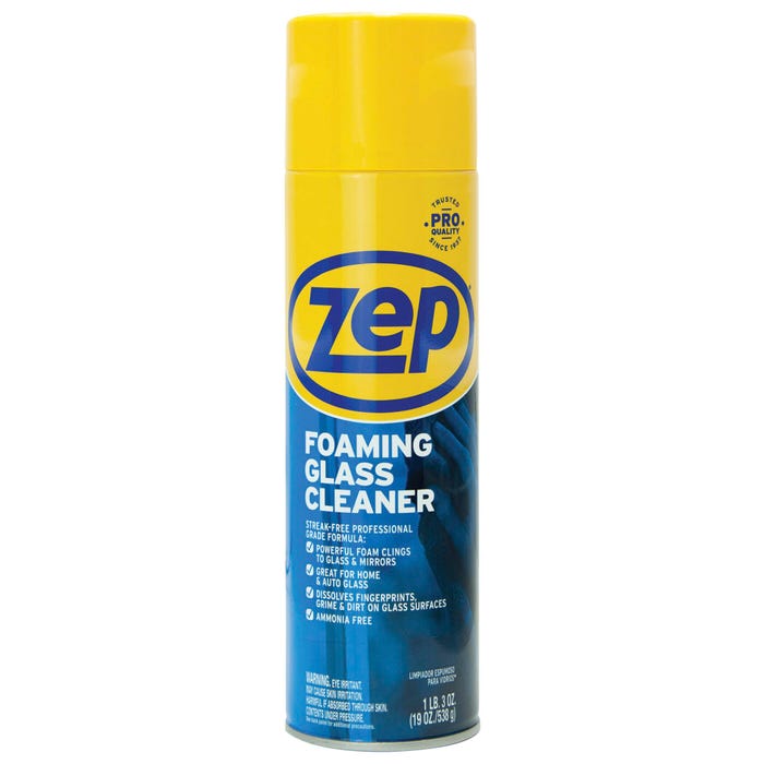 Zep Foaming Glass Cleaner, 19 Fluid Ounces, Black