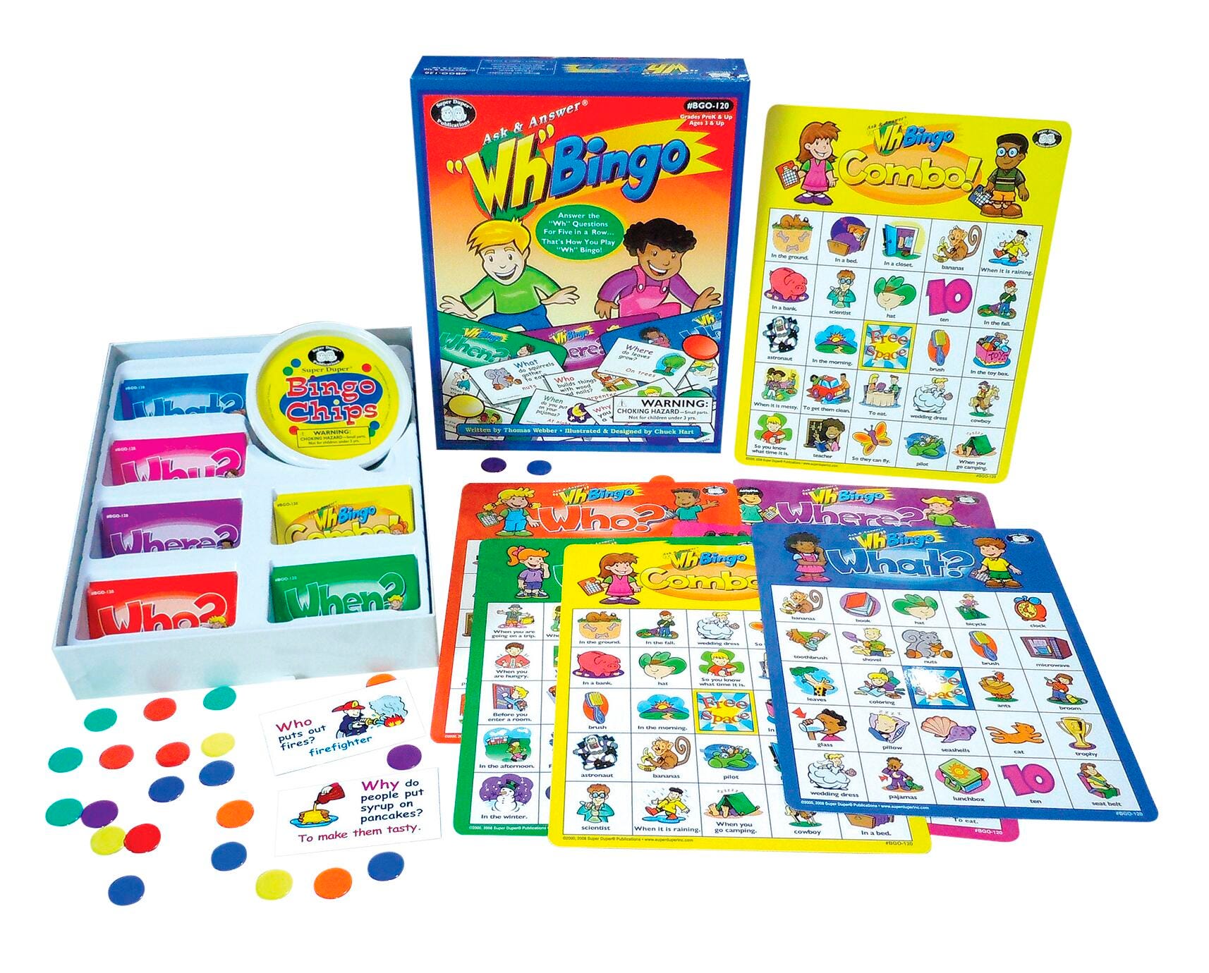 Ask & Answer "WH" Bingo Game, Item Number 2092090