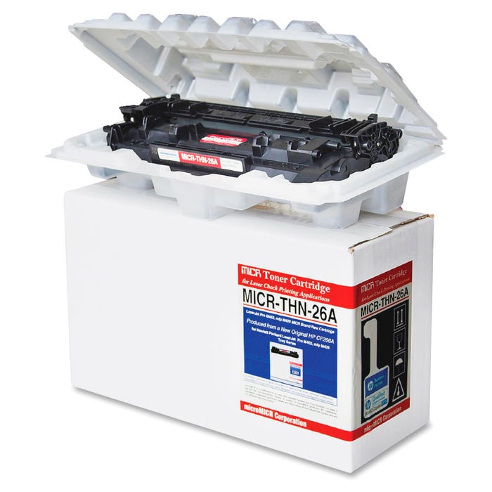 MicroMICR Toner Cartridge, Alternative For HP 26A, Black