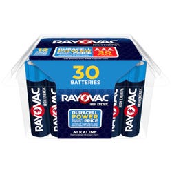 Rayovac Fusion Alkaline AAA Batteries, Pack of 30 1562446