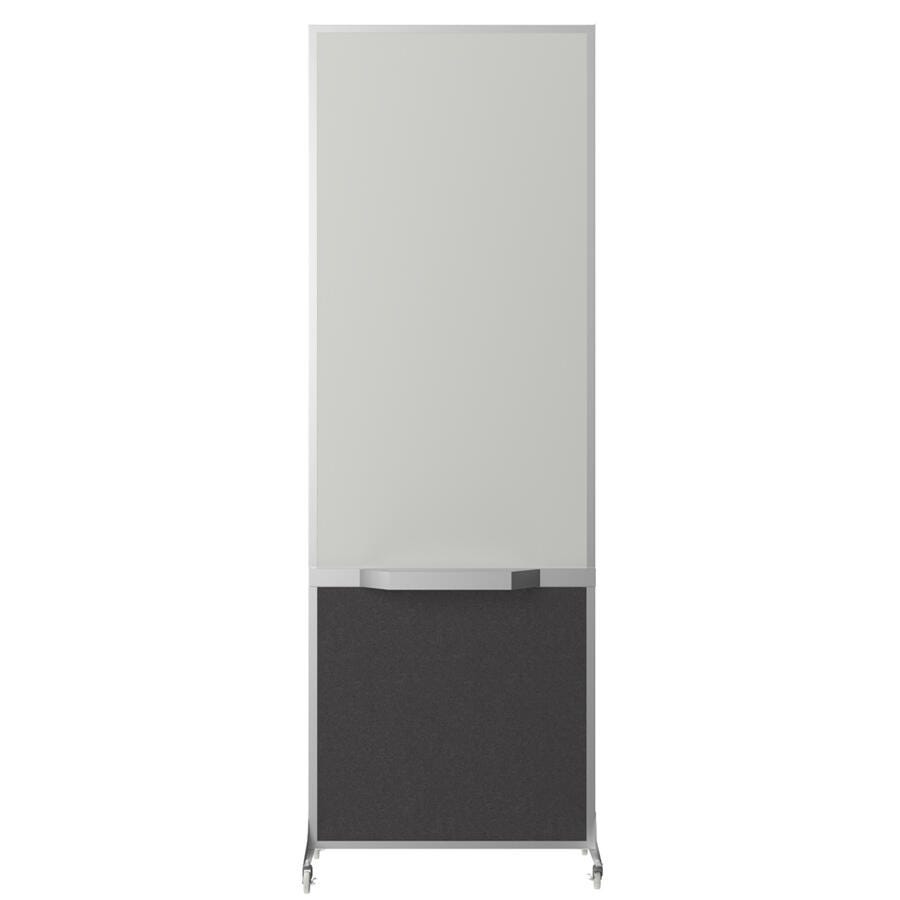 Screenflex, Safeboard Bullet-Resistant Mobile Whiteboard, NIJ Level III-A Handguns, 26-1/2 x 76 Inches 4002707