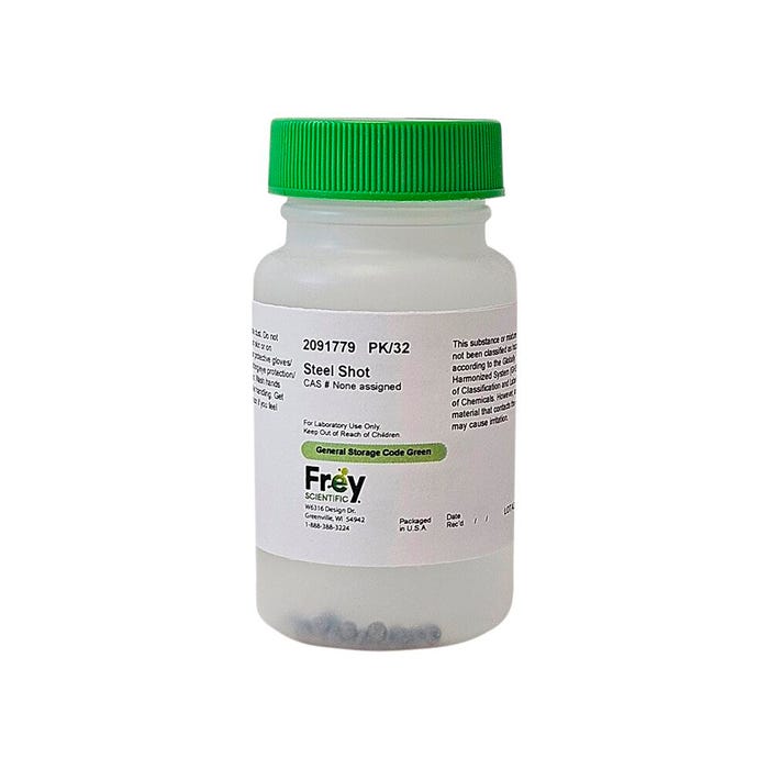 Frey Scientific Steel Shot, Package of 32