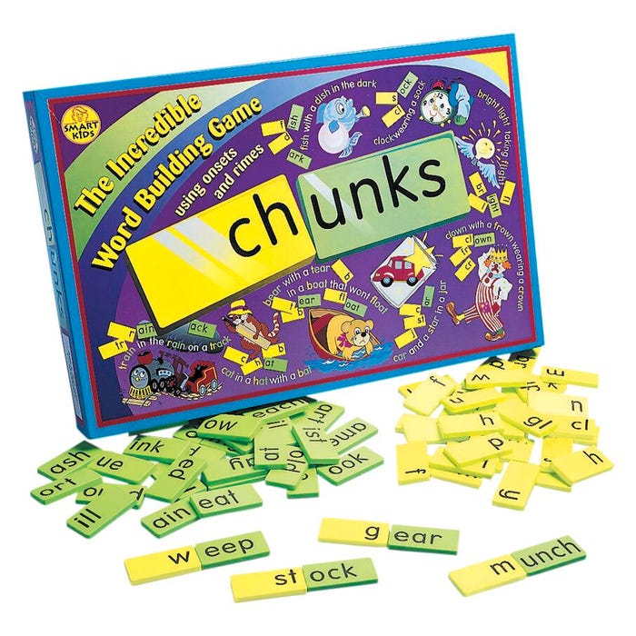 Didax Chunks The Incredible Word Building Game