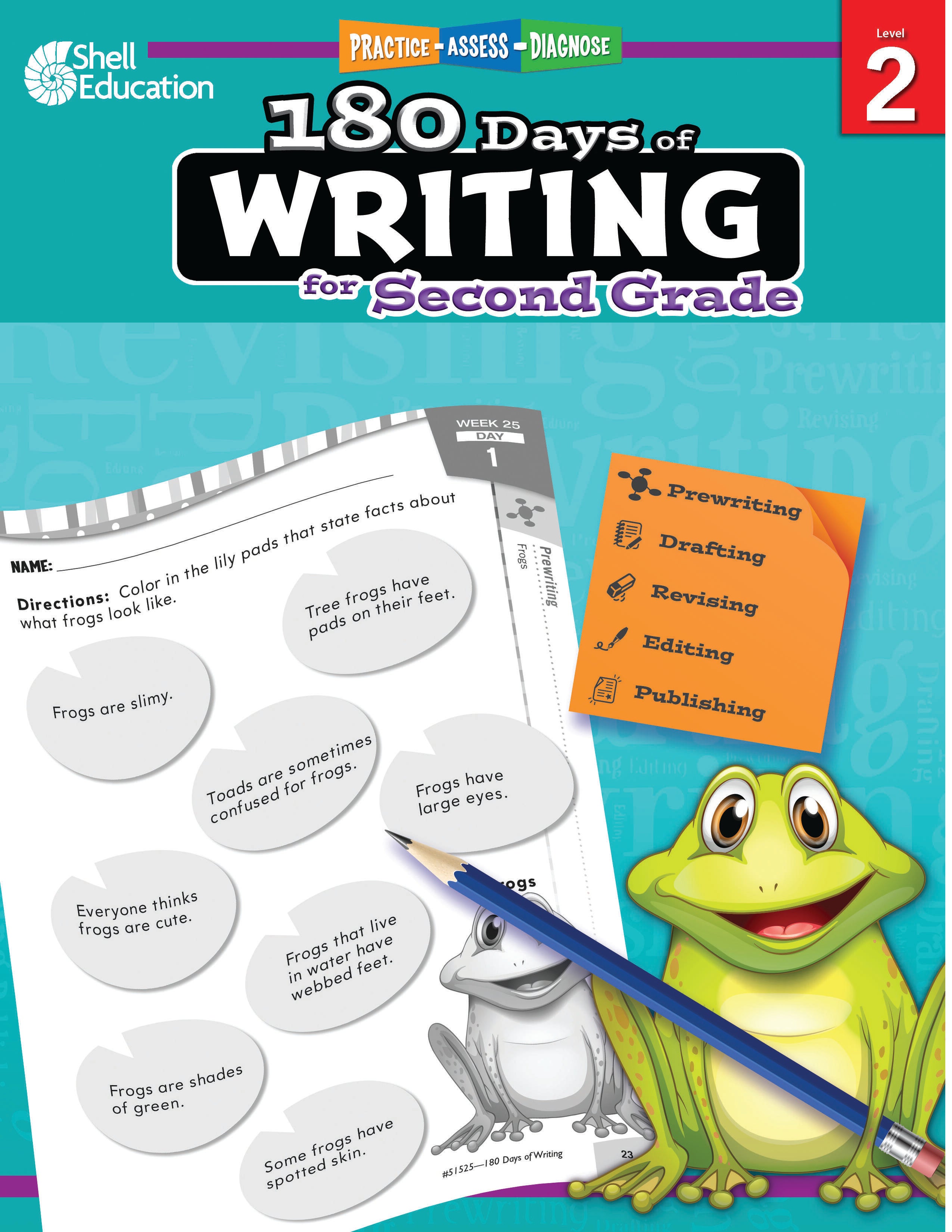Shell Education 180 Days of Writing for Second Grade 1532035