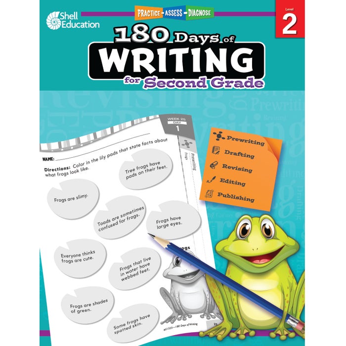 Shell Education 180 Days of Writing for Second Grade