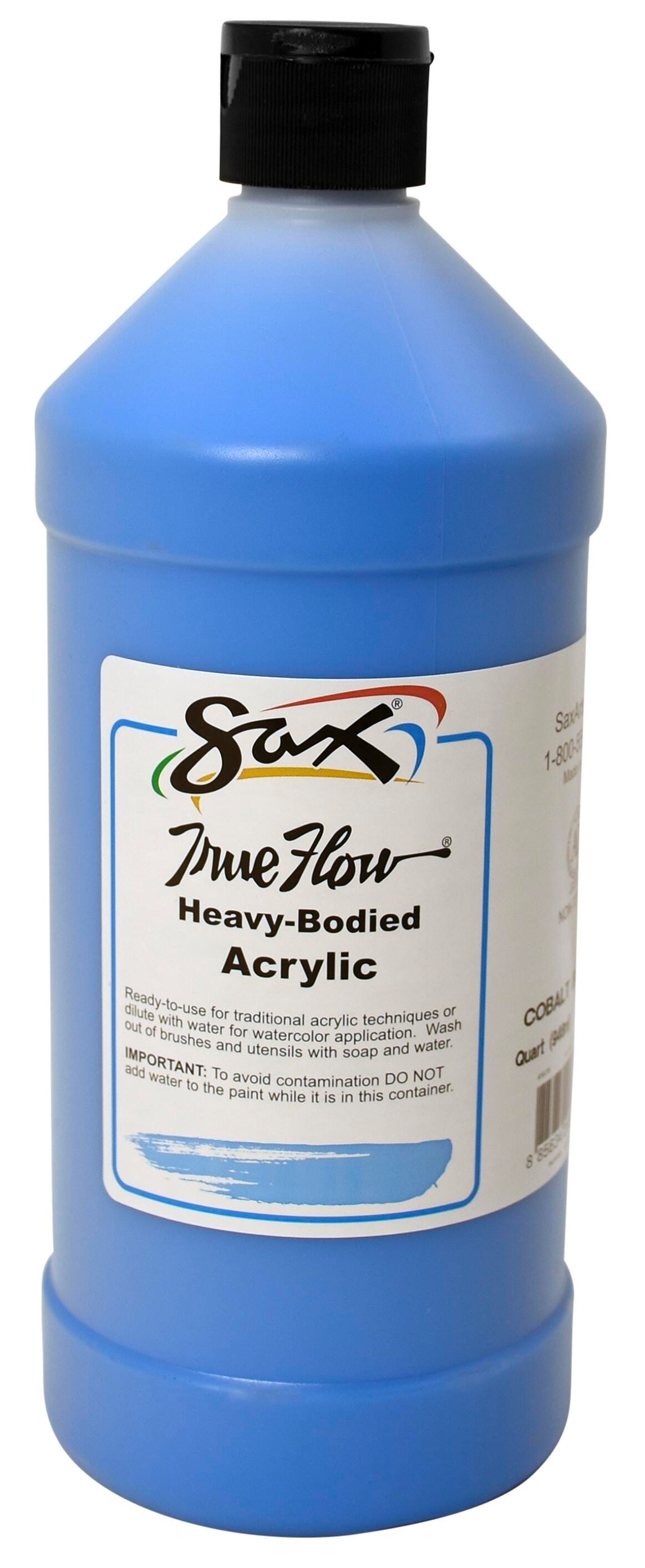 Sax Heavy Body Acrylic Paint, 1 Quart, Cobalt Blue 1572491