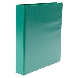 School Smart Polypropylene D-Ring View Binder, 1-1/2 Inches, Green 2138579