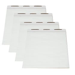 School Smart Ruled Flip Chart Paper, 34 x 27 Inches, 50 Sheets Each, Pack of 4 1467043