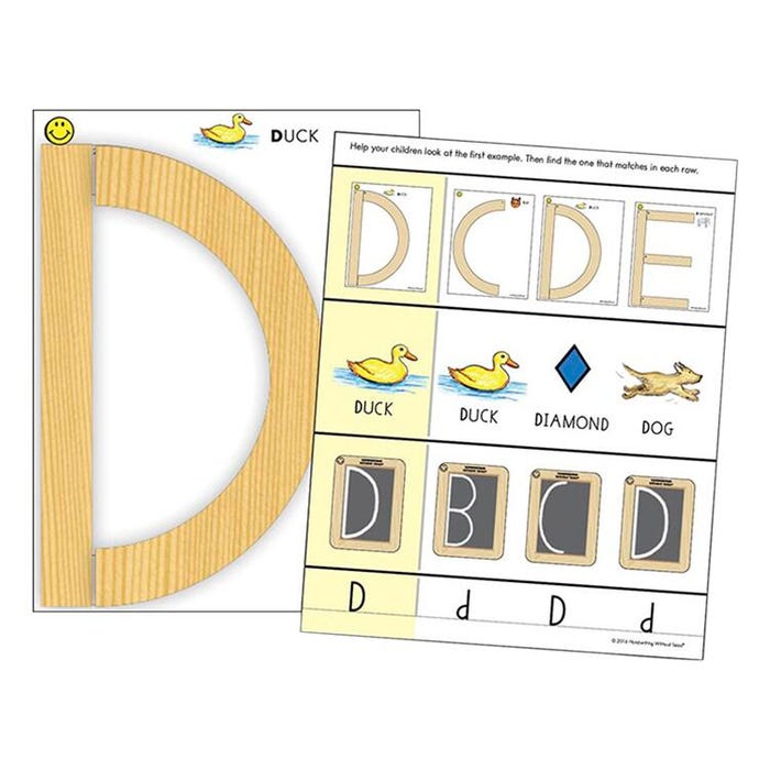 Handwriting Without Tears Capital Letter Cards, 8-1/2 x 11 Inches, Set of 26