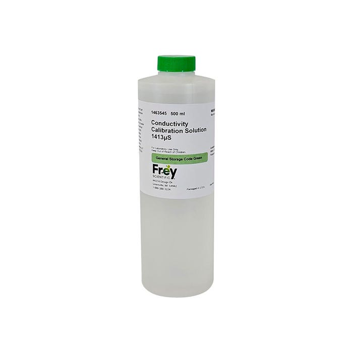 Frey Scientific Conductivity Calibration Solution, 1413uS, 500 mL