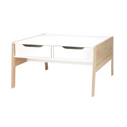 Melissa & Doug Wooden Art & Activity Table with Bins, 35-3/4 x 32-1/2 x 17-1/4 Inches, Item Number 2089144