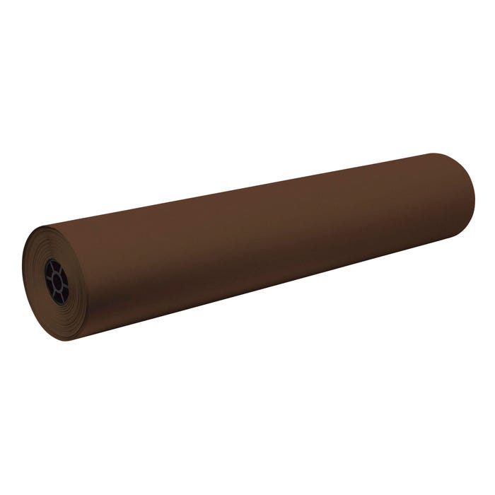 Decorol Flame Retardant Art Paper Roll, 36 Inches x 1000 Feet, Dark Brown