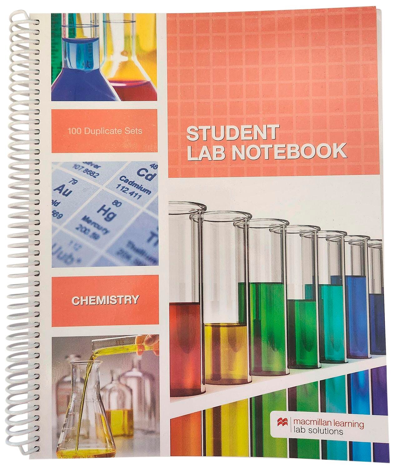Image for Macmillan Learning Student Lab Notebook, Chemistry, 8-1/2 x 11 Inches, 100 Pages from School Specialty