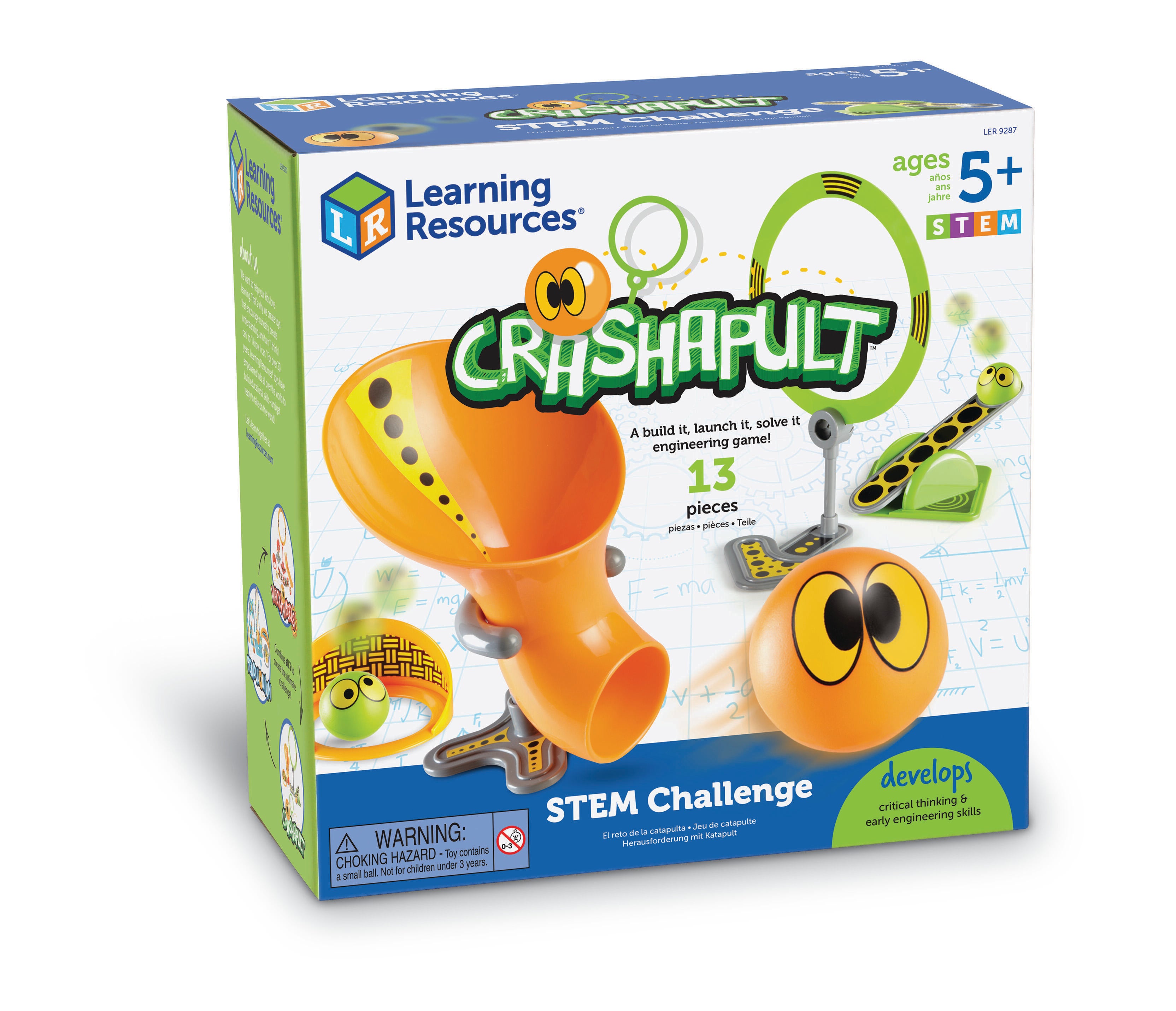 Learning Resources STEM Challenge Set, Crashapult Catapult 1600883