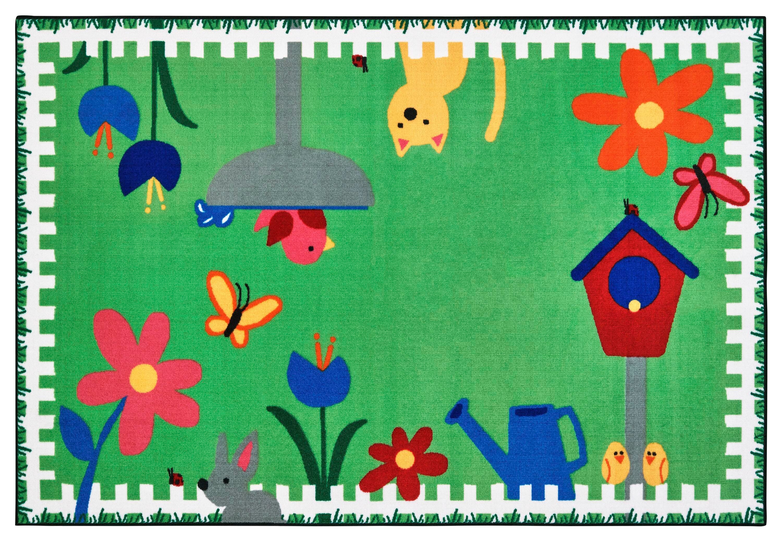 Carpets for Kids KID$Value Garden Time Carpet, Rectangle 4002449