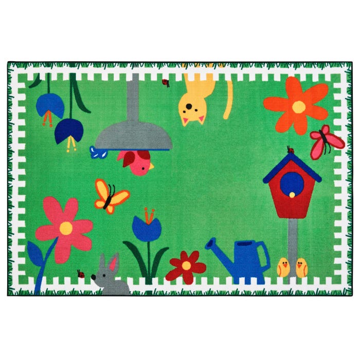 Carpets for Kids KID$Value Garden Time Carpet, Rectangle