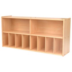 Childcraft Wall Mounted Diaper Storage Unit, 47-3/4 x 11-3/4 x 22-5/8 Inches