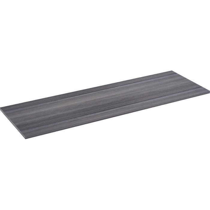Lorell Relevance Series Charcoal Laminate, 71-1/2 x 24 x 1 inches - Top Only