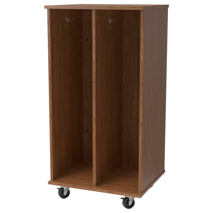 Classroom Select Expanse Series Mobile Locker Cubbies, 2 Hooks Per Cubby