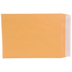 Image for School Smart Kwik-Tak Envelopes, 9 x 12 Inches, 28 lb, Kraft Brown, Box of 100 from School Specialty