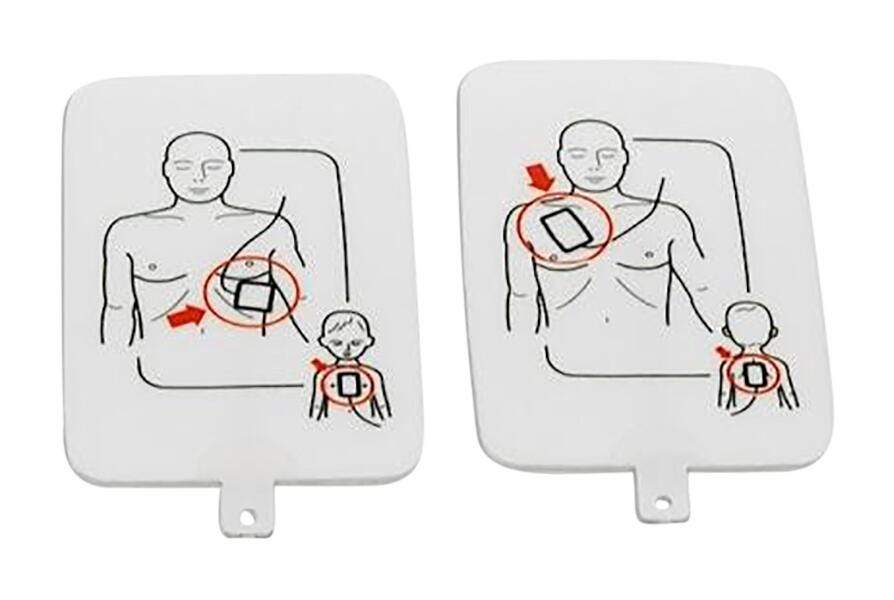Prestan UltraTrainer AED Trainer Electrodes, Adult/Pediatric, Item Number 2000780