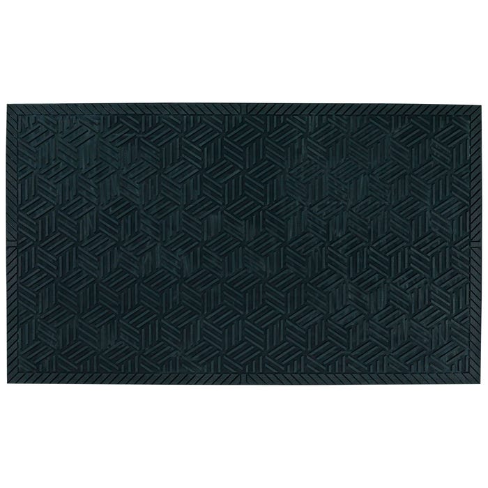 Super Scrape Plus without Holes, 2-1/2 x 3 Feet, Black