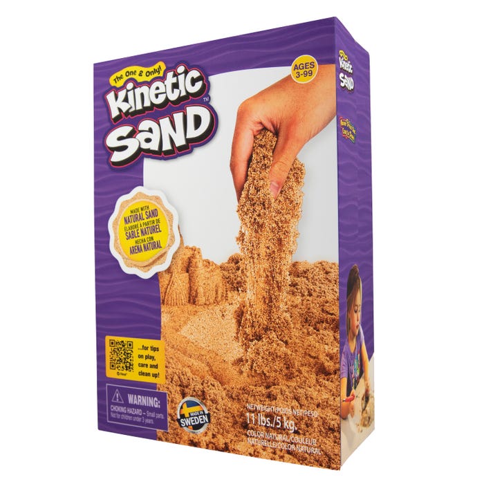 Relevant Play Kinetic Sand, 11 Pounds, Tan