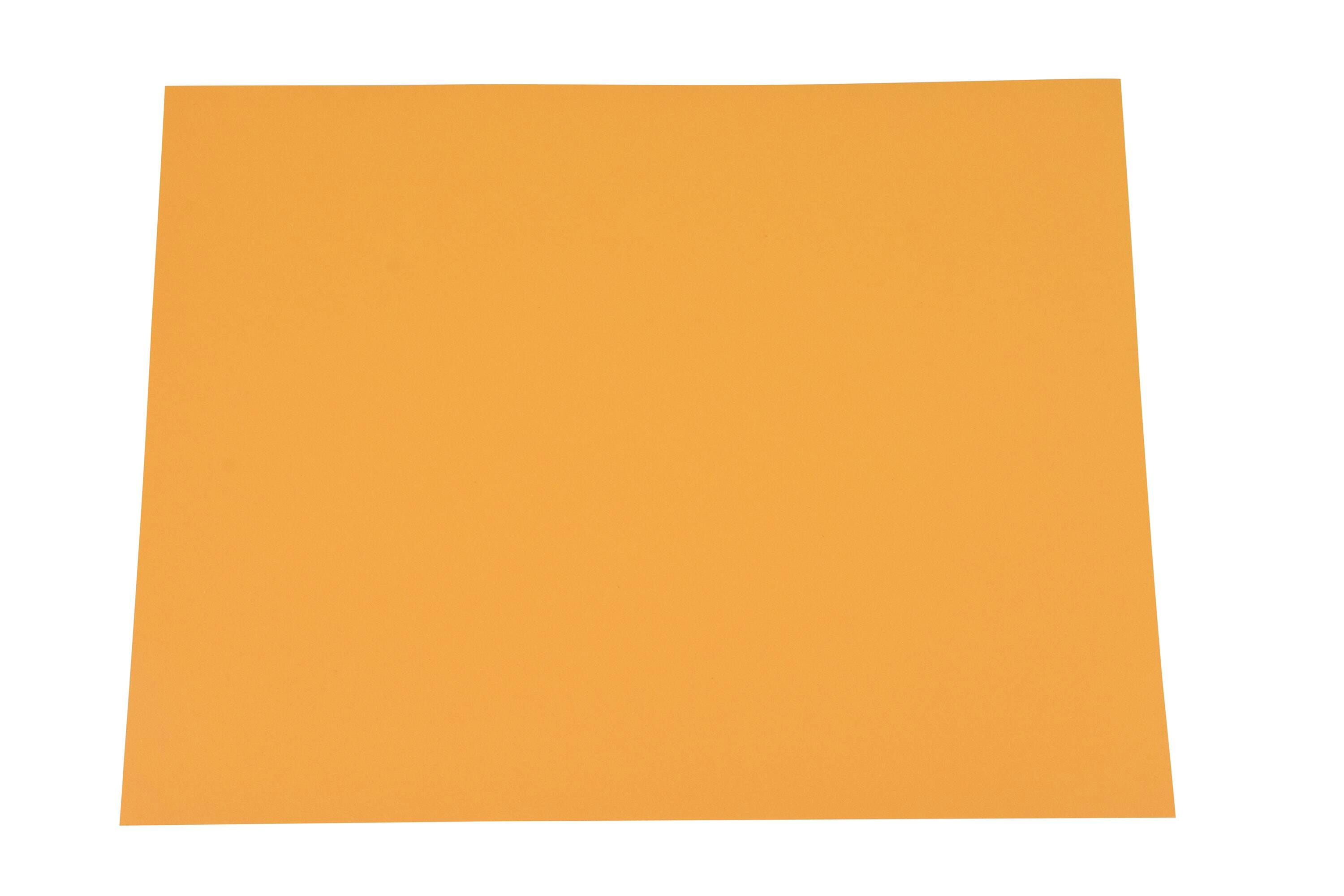 Image for Sax Colored Art Paper, 12 X 18 Inches, Yellow Orange, 50 Sheets from School Specialty