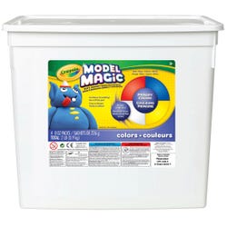 Crayola Model Magic, 8 Ounce Pouches, Assorted Primary Colors, Set of 4 437543
