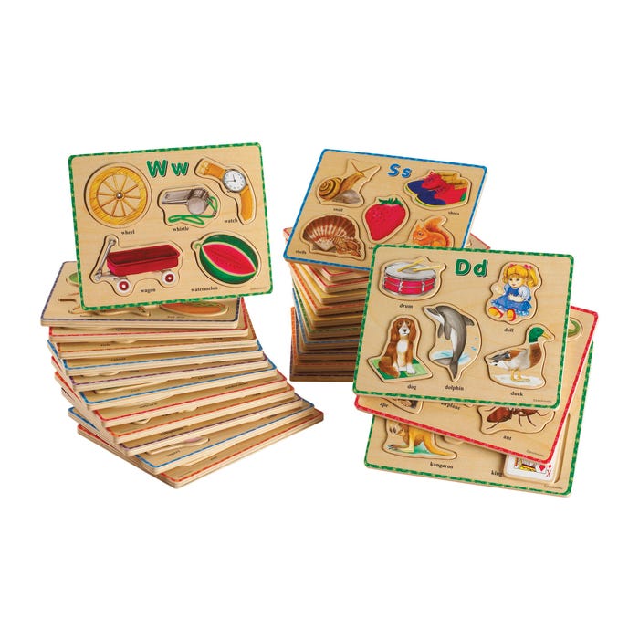 ABC Puzzles, 8-1/2 x 6-3/4 Inches, Set of 26