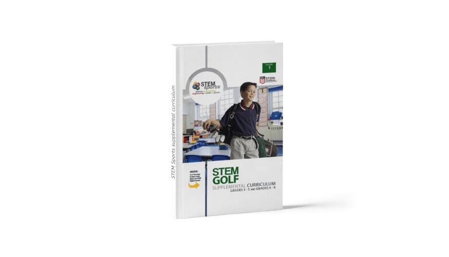 STEM Sports Golf Curriculum Manual Only, Grades 3 to 5 & 6 to 8