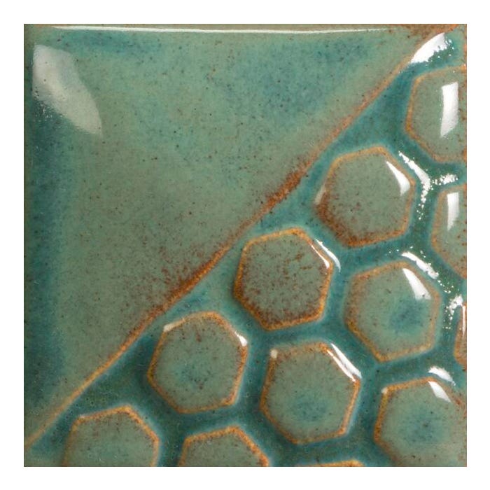 Mayco Elements Glaze, Pint, El-130 Sea Green, Semi-Opaque
