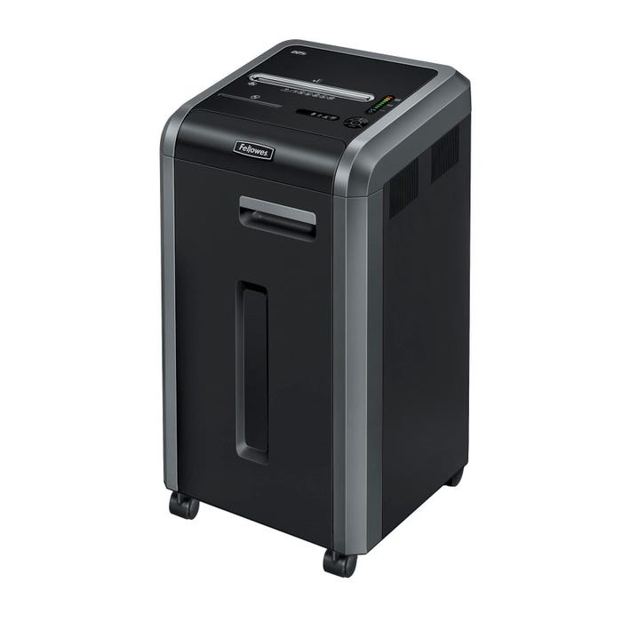 Fellowes Powershred 225i Jam Proof Strip-Cut Shredder, 20 Sheets per Pass, 30-47/50 X 17-3/4 X 17-3/23 in