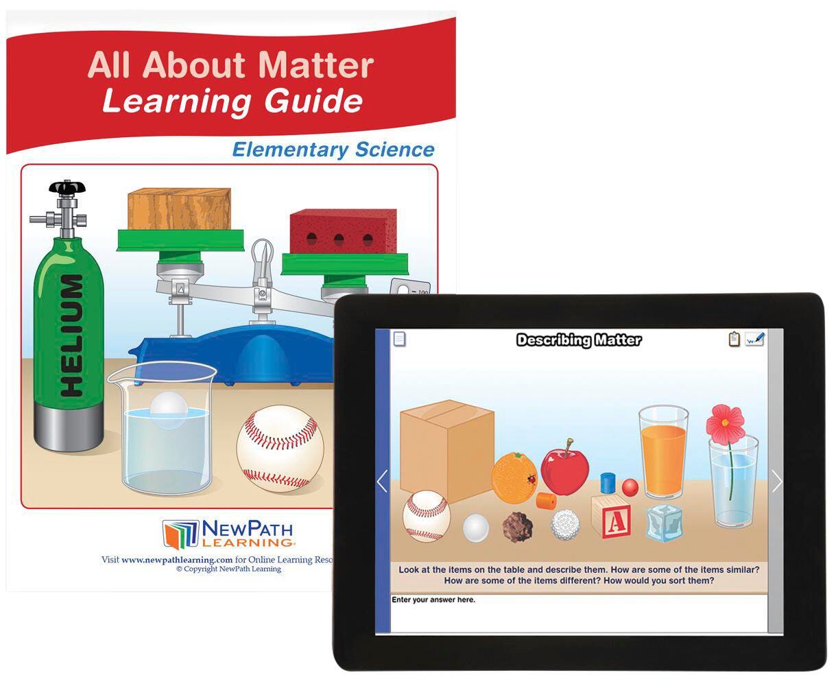 NewPath Learning All About Matter Student Learning Guide with Online Lesson 2087491