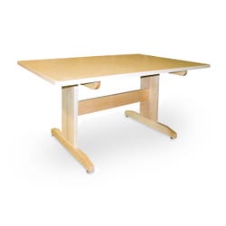 Hann Manufacturing Straight-Leg Laminate Art Table, 60 x 42 x 26 Inches