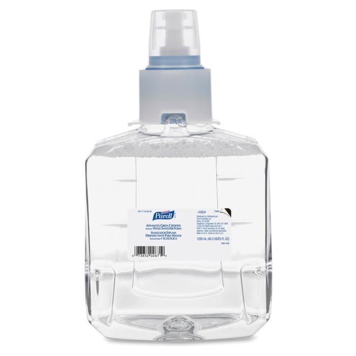 Purell LTX-12 Foam Hand Sanitizer Refill, 1200 mL, Fragrance Free