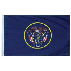 Image for Annin Utah State Flag, Heavy Weight Nylon, Outdoor, 3 x 5 Feet from School Specialty