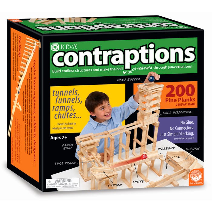Mindware KEVA Contraptions, 200 pieces