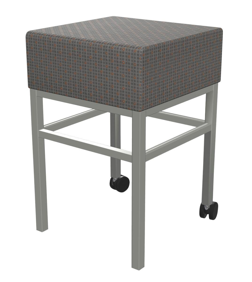 Image for Classroom Select Soft Seating NeoLink Square Stool, 2 Casters from School Specialty