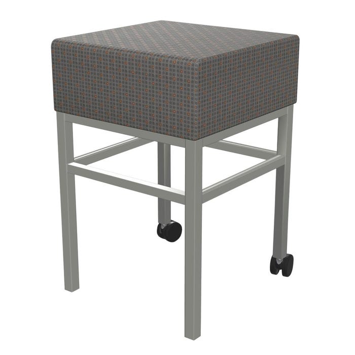 Classroom Select Soft Seating NeoLink Square Stool, 2 Casters