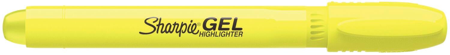 Sharpie Gel Highlighters, Bullet Tip, Yellow, Set of 2 1469135