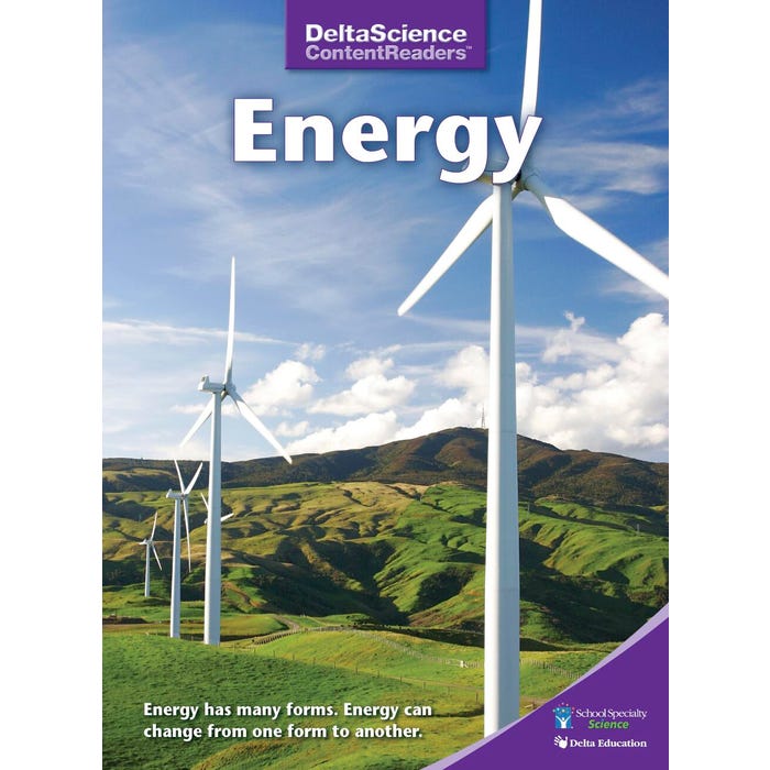 Delta Science Content Readers Energy Purple Book, Pack of 8