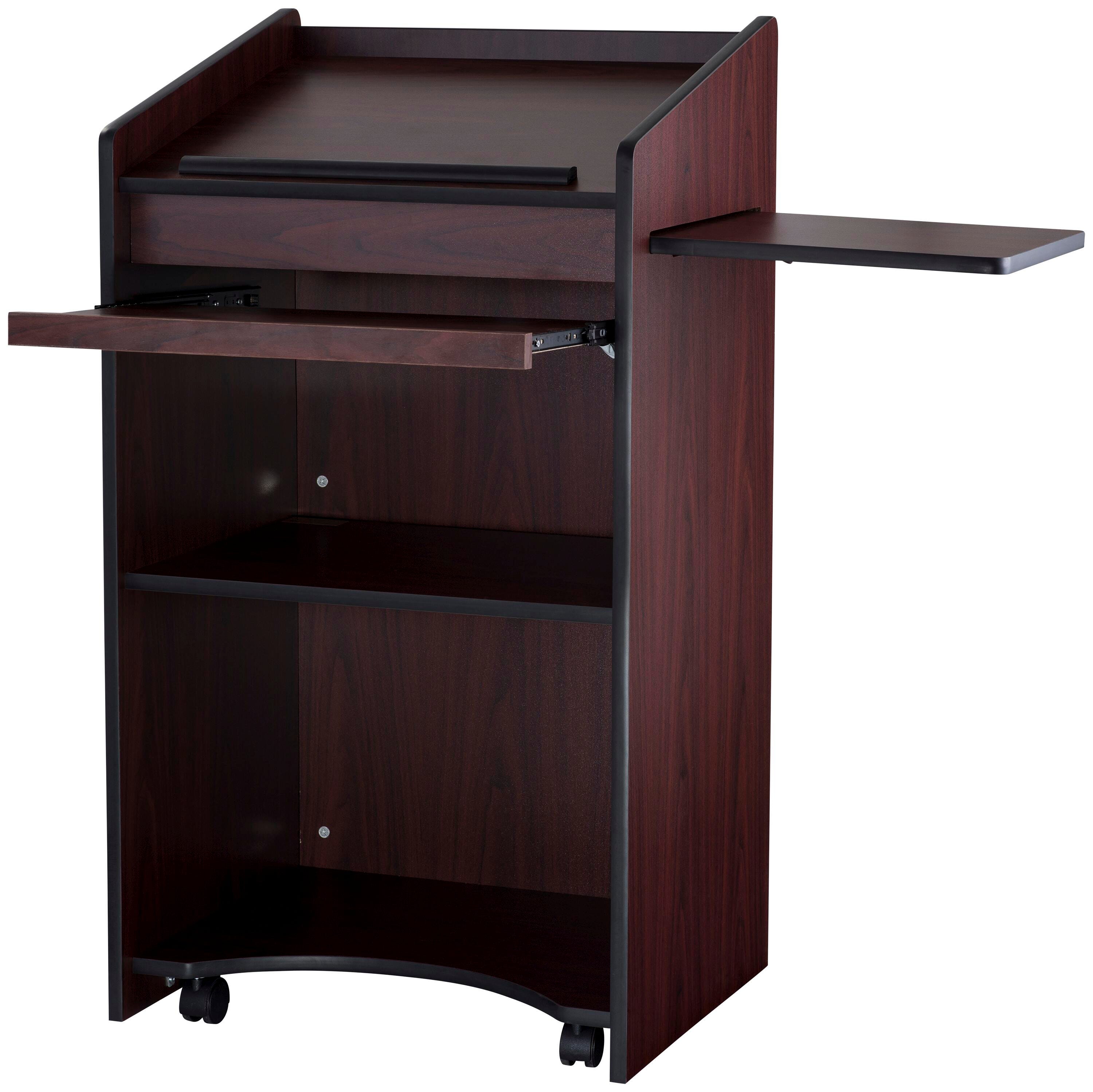 Oklahoma Sound Aristocrat Full Floor Lectern without Sound, 25 x 20 x 46 Inches 4001881