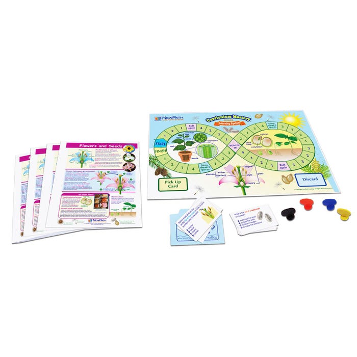 NewPath Learning Flowers & Seeds Learning Center Game, Grades 3 to 5