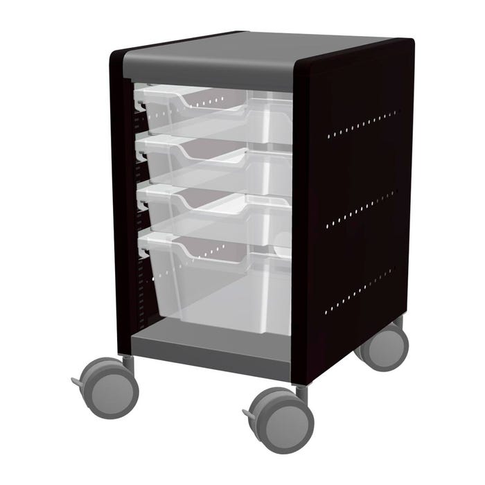 Classroom Select Geode Short Storage Cabinet, Single Wide